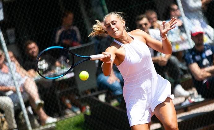 TENNIS - ITF Future Ladies VIENNA,AUSTRIA,17.JUL.18 - TENNIS - ITF Future Ladies. Image shows Marlies Szupper (AUT). GEPAxpictures xPhilippxBrem