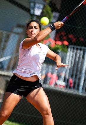 TENNIS - ITF Future Ladies VIENNA,AUSTRIA,17.JUL.18 - TENNIS - ITF Future Ladies. Image shows Ola Abou Zekry (EGY). GEPAxpictures xPhilippxBrem