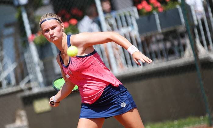 TENNIS - ITF Future Ladies VIENNA,AUSTRIA,17.JUL.18 - TENNIS - ITF Future Ladies. Image shows Franziska Kommer (GER). GEPAxpictures xPhilippxBrem