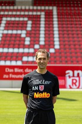 GER Soccer Men 2 BL Season 2018 2019 Portrait Date 17 07 2018 SSV Jahn Regensburg Dr Andreas Harlass Neuking SSV Jahn Regensburg 2 BL PortraÌttermin 2018 2019