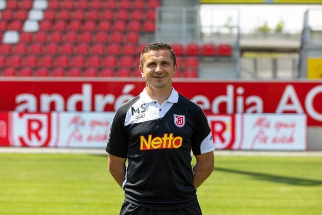 GER Soccer Men 2 BL Season 2018 2019 Portrait date 17 07 2018 SSV Jahn Regensburg Mersad Selimbegovic SSV Jahn Regensburg 2 BL PortraÌttermin 2018 2019