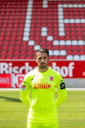 GER Soccer Men 2 BL Season 2018 2019 Portrait date 17 07 2018 SSV Jahn Regensburg Philipp Pentke SSV Jahn Regensburg 2 BL PortraÌttermin 2018 2019