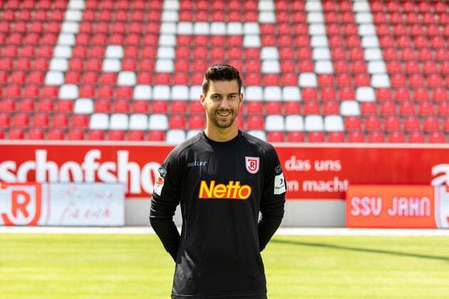 GER Soccer Men 2 BL Season 2018 2019 Portrait date 17 07 2018 SSV Jahn Regensburg Alexander Weidinger SSV Jahn Regensburg 2 BL PortraÌttermin 2018 2019