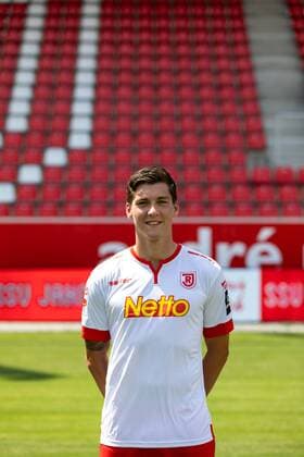 GER Soccer Men 2 BL Season 2018 2019 Portrait Date 17 07 2018 SSV Jahn Regensburg Dominic Volkmer SSV Jahn Regensburg 2 BL PortraÌttermin 2018 2019