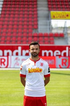 GER Soccer Men 2 BL Season 2018 2019 Portrait date 17 07 2018 SSV Jahn Regensburg Albion Vrenezi SSV Jahn Regensburg 2 BL PortraÌttermin 2018 2019