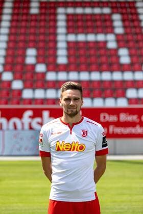 GER Soccer Men 2 BL Season 2018 2019 Portrait date 17 07 2018 SSV Jahn Regensburg Jonas Nietfeld SSV Jahn Regensburg 2 BL PortraÌttermin 2018 2019