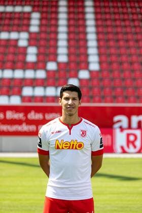GER Soccer Men 2 BL Season 2018 2019 Portrait Date 17 07 2018 SSV Jahn Regensburg Marcel Correia SSV Jahn Regensburg 2 BL PortraÌttermin 2018 2019