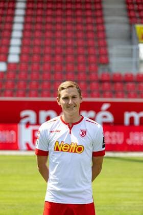 GER Soccer Men 2 BL Season 2018 2019 Portrait date 17 07 2018 SSV Jahn Regensburg Marc Lais SSV Jahn Regensburg 2 BL PortraÌttermin 2018 2019