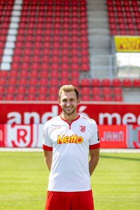 GER Soccer Men 2 BL Season 2018 2019 Portrait date 17 07 2018 SSV Jahn Regensburg Jonas Föhrenbach SSV Jahn Regensburg 2 BL PortraÌttermin 2018 2019