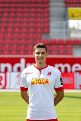 GER Soccer Men 2 BL Season 2018 2019 Portrait Date 17 07 2018 SSV Jahn Regensburg Maximilian Thalhammer SSV Jahn Regensburg 2 BL PortraÌttermin 2018 2019