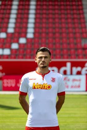 GER Soccer Men 2 BL Season 2018 2019 Portrait Date 17 07 2018 SSV Jahn Regensburg Haris Hyseni SSV Jahn Regensburg 2 BL PortraÌttermin 2018 2019
