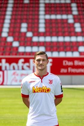 GER Soccer Men 2 BL Season 2018 2019 Portrait Date 17 07 2018 SSV Jahn Regensburg Andre Dej SSV Jahn Regensburg 2 BL PortraÌttermin 2018 2019