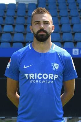 Lukas Hinterseer VfL Bochum 2 BL Portrait date 2018 2019 Team2