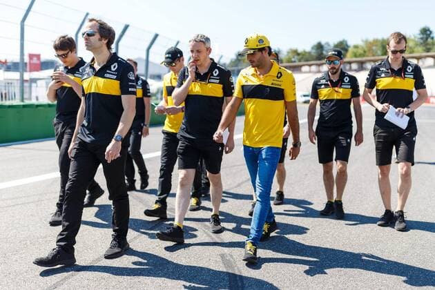 Carlos Sainz Renault Sport F1 team visits the track Grand Prix of Germany 2018 Motorsport Formula 1 19 07 2018 Grand Prix of Germany 2018 Motorsport Formula 1 19 07 2018 Hockenheim Copyright: xEIBNER AlexanderxNeisx EP_ANS