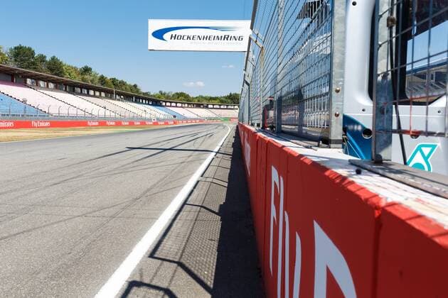 View of the start and finish straight Grand Prix of Germany 2018 Motorsport Formula 1 19 07 2018 Grand Prix of Germany 2018 Motorsport Formula 1 19 07 2018 Hockenheim Copyright: xEIBNER AlexanderxNeisx EP_ANS