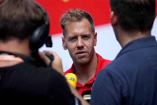 Photo4 LaPresse 19 07 2018 Hockenheimring, Germany Grand Prix Formula One Germany 2018 In the pic: Sebastian Vettel (GER) Scuderia Ferrari SF71H  Copyright: xPhoto4 LaPressex