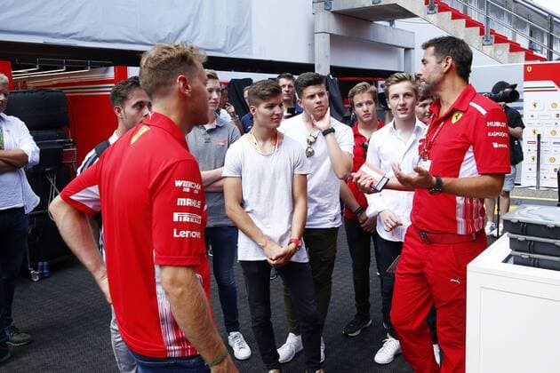 Motorsports: FIA Formula One World Championship WM Weltmeisterschaft 2018, Grand Prix of Germany, 5 Sebastian Vettel (GER, Scuderia Ferrari), Hockenheim Germany
