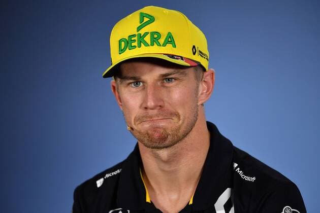 Nico HUELKENBERG HÜLKENBERG ENG Renault Sport F1 Team Action Single image single image Portrait Portrait Press Conference Formula 1 GP of GermanyGermany Hockenheimring Season 2018 on 19 07 2018
