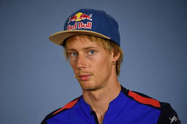 Brendon HARTLEY GBR Scuderia Toro Rosso Promotion Single image single image Portrait Portrait Gesture Press Conference Formula 1 GP of GermanyGermany Hockenheimring Season 2018 on 19 07 2018