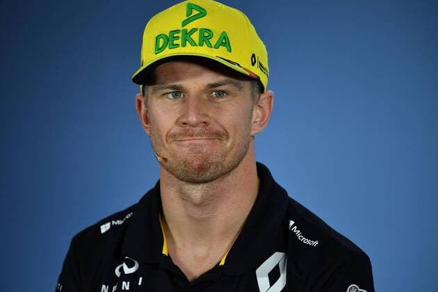 Nico HUELKENBERG HÜLKENBERG ENG Renault Sport F1 Team Action Single image single image Portrait Portrait Press Conference Formula 1 GP of GermanyGermany Hockenheimring Season 2018 on 19 07 2018