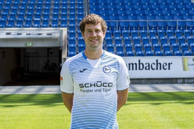 Mario Bertling DSC Arminia Bielefeld 2 BL Portrait date 2018 2019 Copyright: xKirchner Inderliedx