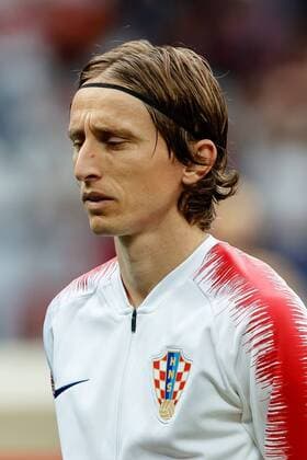 Moscow Russia 15 07 2018 FIFA World Cup Final France Croatia Luka Modric CRO is watching DeFodi507