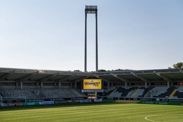 180719 General view of Bravida Arena before the first round second leg qualifying match between Häcken and Liepaja on July 19, 2018 in Gothenburg  Copyright: MATHIASxBERGELD BB180719MB001
