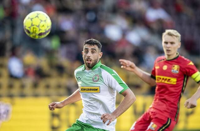 Joe Gormley (19), Cliftonville FC, during the UEFA Europa League first qualifying round, 2nd leg match in Farum, Denmark. Thursday July 19. 2018.. , Farum Denmark  Copyright: AndersxKjaerbyex-xRitzau Scanpix AndersxKjaerbyex COP102 spdk20180719-203438-L