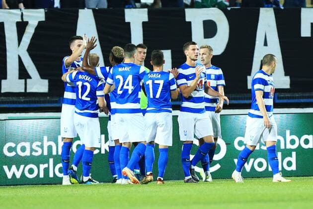 First qualification round for UEFA Europa League, Osijek - Petrocub 19.07.2018., stadium Gradski vrt, Osijek, Croatia - First qualification round for UEFA Europa League, 2nd leg, NK Osijek - CS Petrocub.  DavorxJavorovic PIXSELL