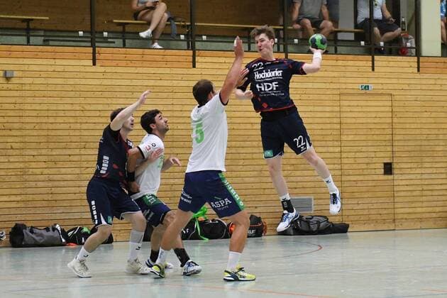 Alexander Zuern SG H2Ku Herrenberg Handball 19 07 2018 Test match HC Oppenweiler Backnang vs SG H2Ku Herrenberg Handball 19 07 2018 Oppenweiler Copyright: xEIBNER Florian_Schustx EP_SCHUST