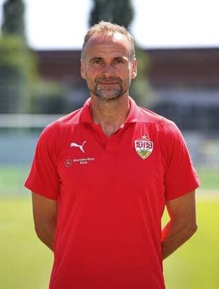 Goalkeeper coach Marco Langner VfB Stuttgart 1893 1 BL Portraettermin 2018 2019
