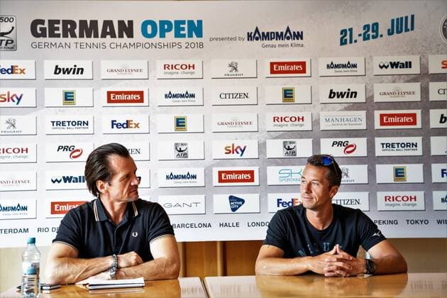 German Open Tennis Championships 2018 in Hamburg Press Conference with Philipp Kohlschreiber German Open Tennis Championships 2018 in Hamburg Press Conference with Philipp Kohlschreiber
