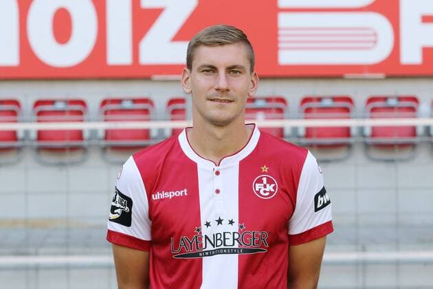 Kevin Kraus 1 FC Kaiserslautern 3 Liga Portraittermin 2018 2019 GER 1 FC Kaiserslautern Team photo and Portaettermin 2018 2019 Kasierslautern Copyright: xEIBNER eerx EP_EER
