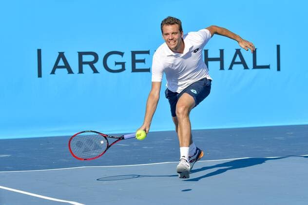 Paul Henri Mathieu CELEBRITES : Classic Tennis Tour 2018 - Saint Tropez - 19 07 2018 NorbertScanella Panoramic 