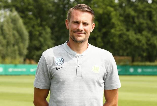 Goalkeeping coach Pascal Formann Sport Football Soccer DFL first 1 Bundesliga Men Season 2018 2019 20 07 2018 VfL Wolfsburg Team portrait Portrait date Squad Portrait Presentation Presentation Press event