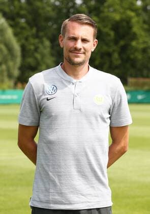 Goalkeeping coach Pascal Formann Sport Football Soccer DFL first 1 Bundesliga Men Season 2018 2019 20 07 2018 VfL Wolfsburg Team portrait Portrait date Squad Portrait Presentation Presentation Press event