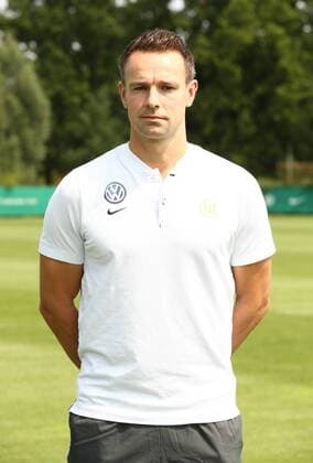 Team Manager Philipp Wegner Sport Football Soccer DFL first 1 Bundesliga Mens Season 2018 2019 20 07 2018 VfL Wolfsburg Team portrait Portrait date Squad Portrait Presentation Presentation Press event