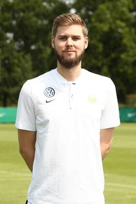 Physiotherapist Patrick Kasprowski Sport Football Soccer DFL first 1 Bundesliga Mens Season 2018 2019 20 07 2018 VfL Wolfsburg Team portrait Portrait date Squad Portrait Presentation Press event