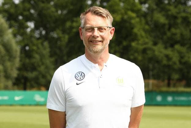 Physiotherapist Manfred Kross Sport Soccer Soccer DFL first 1 Bundesliga Men Season 2018 2019 20 07 2018 VfL Wolfsburg Team portrait Portrait date Squad Portrait Presentation Presentation Press event