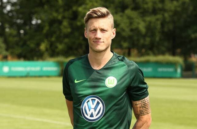 Wout Weghorst Sport Football Soccer DFL first 1 Bundesliga Mens Season 2018 2019 20 07 2018 VfL Wolfsburg Team photo Portrait date Squad Portrait Presentation Presentation Press event