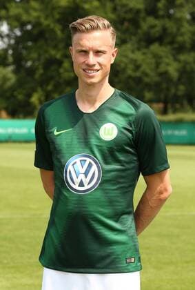 Yannick Gerhardt Sport Football Soccer DFL first 1 Bundesliga Mens Season 2018 2019 20 07 2018 VfL Wolfsburg Team photo Portrait date Squad Portrait Presentation Presentation Press event