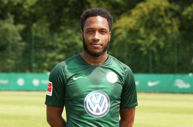 Kaylen Hinds Sport Football Soccer DFL first 1 Bundesliga Mens Season 2018 2019 20 07 2018 VfL Wolfsburg Team portrait Portrait date Squad Portrait Presentation Presentation Press event