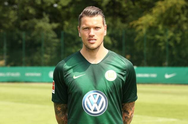 Daniel Ginczek Sport Football Soccer DFL first 1 Bundesliga Men Season 2018 2019 20 07 2018 VfL Wolfsburg Team portrait Portrait date Squad Portrait Presentation Presentation Press event