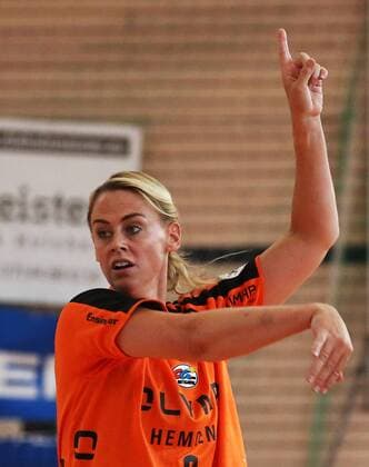 20 07 2018 Germany Ludwigsburg Handball Bundesliga Women Season 2018 2019 Test match SG BBM Bietigheim vs Neckarsulmer Sportunion Maura Visser BBM