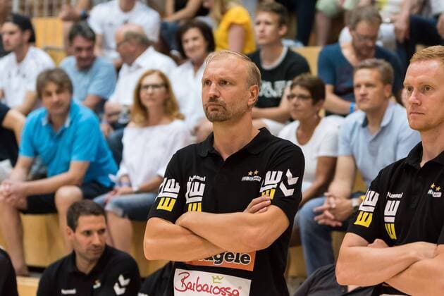 Hartmut Mayerhoffer Frisch On Goeppingen Head Coach FRISCH ON Goeppingen VS SG BBM Bietigheim Reichstadt Cup 2018 Handballl DKB Men 1 Bundesliga Season 18 19 GER 20 07 2018 FRESH ON Goeppingen vs SG BBM Bietigheim Reichstadt Cup 2018 Handballl DKB Men 1 Bundesliga Season 18 19 GER 20 07 2018 Leinfelden Echterdingen Copyright: xEIBNER WolfgangxFrankx EP_WFK