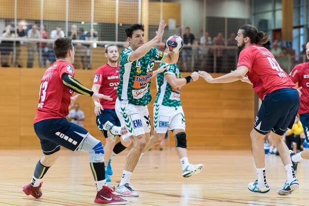Valentin Schmidt SG BBM Bietigheim 13 Nemanja Zelenovic Frisch On Goeppingen 42 Patrick Weber SG BBM Bietigheim 42 FRESH ON Goeppingen vs SG BBM Bietigheim Reichstadt Cup 2018 Handballl DKB Men 1 Bundesliga Season 18 19 GER 20 07 2018 FRESH ON Goeppingen vs SG BBM Bietigheim Reichstadt Cup 2018 Handballl DKB Men 1 Bundesliga Season 18 19 GER 20 07 2018 Leinfelden Echterdingen Copyright: xEIBNER WolfgangxFrankx EP_WFK