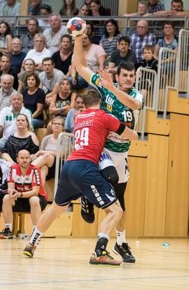 Jan Doell SG BBM Bietigheim 29 Ivan Sliskovic Frisch On Goeppinen 19 FRESH ON Goeppingen vs SG BBM Bietigheim Reichstadt Cup 2018 Handballl DKB Men 1 Bundesliga Season 18 19 GER 20 07 2018 FRESH ON Goeppingen vs SG BBM Bietigheim Reichstadt Cup 2018 Handballl DKB Men 1 Bundesliga season 18 19 GER 20 07 2018 Leinfelden Echterdingen Copyright: xEIBNER WolfgangxFrankx EP_WFK