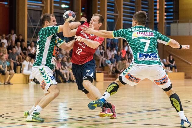 Kresimir Kozina Frisch On Goeppingen 44 Jonas Link SG BBM Bietigheim 22 Allan Damgaard Frisch On Goeppingen 07 FRESH ON Goeppingen vs SG BBM Bietigheim Reichstadt Cup 2018 Handballl DKB Men 1 Bundesliga Season 18 19 GER 20 07 2018 FRESH ON Goeppingen vs SG BBM Bietigheim Reichstadt Cup 2018 Handballl DKB Men 1 Bundesliga Season 18 19 GER 20 07 2018 Leinfelden Echterdingen Copyright: xEIBNER WolfgangxFrankx EP_WFK