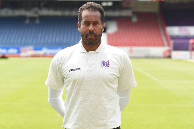 Football 3 League Portrait Date 2018 2019 VfL Osnabrück on 10 07 2018 at the Bremen Bridge in Osnabrück Coach Daniel Thioune VfL Osnabrueck MT