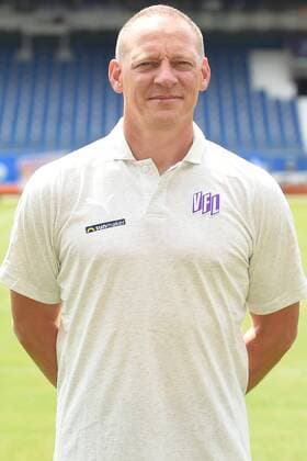 Football 3 League Portrait Date 2018 2019 VfL Osnabrück on 10 07 2018 at the Bremen Bridge in Osnabrück Osteopath BjoÌrn Bjoern Ernst VfL Osnabrueck MT